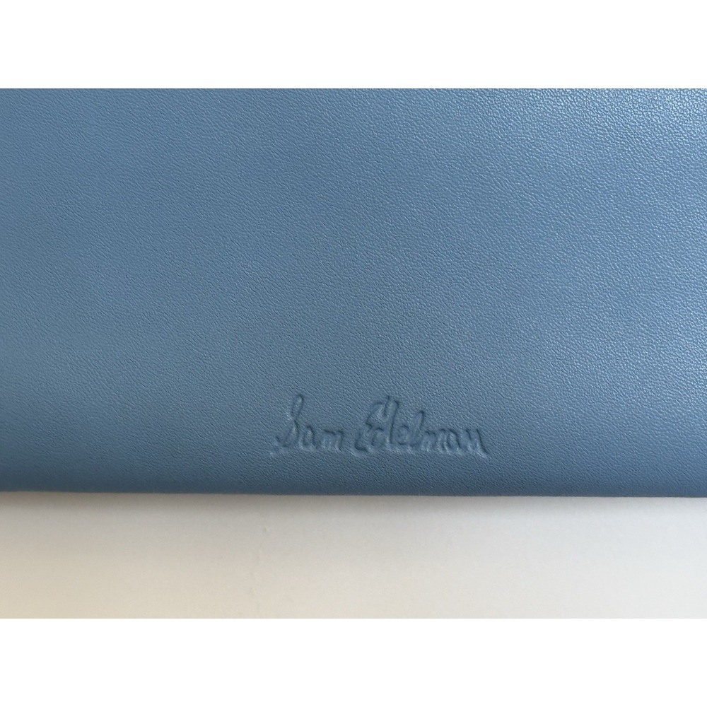 Sam Edelman Maisie Passport Crossbody Light Blue Leather Travel/Everyday Bag - Picture 4 of 14